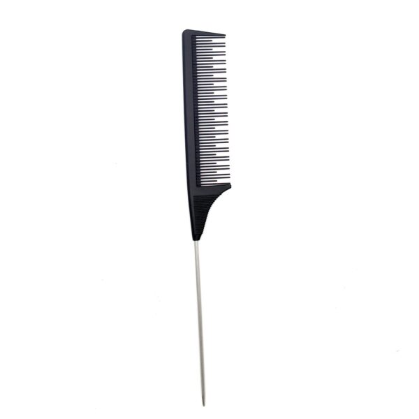 BA-010 hair comb with metal pin end size 23.5x2.7cm