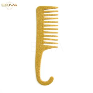 BA-032 coconut natural hair comb  size 22.4x6.2cm