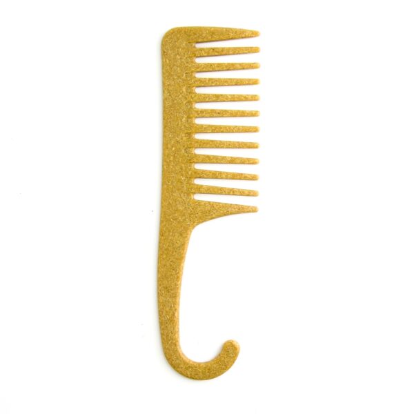 BA-032 coconut natural hair comb  size 22.4x6.2cm