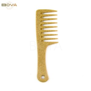 BA-033 coconut natural hair comb size 16x4.8cm