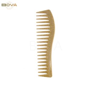 BA-034 coconut natural hair comb size 18.2x5.5cm