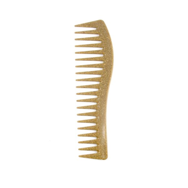 BA-034 coconut natural hair comb size 18.2x5.5cm