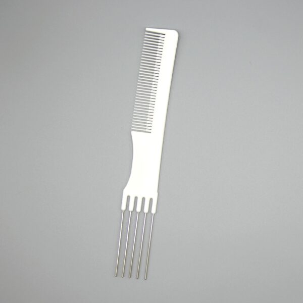 BA-053 metal pin end hair comb size 19.3x2.6cm