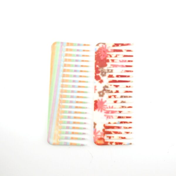 BA-054 print hair comb size 15.5x5.8cm