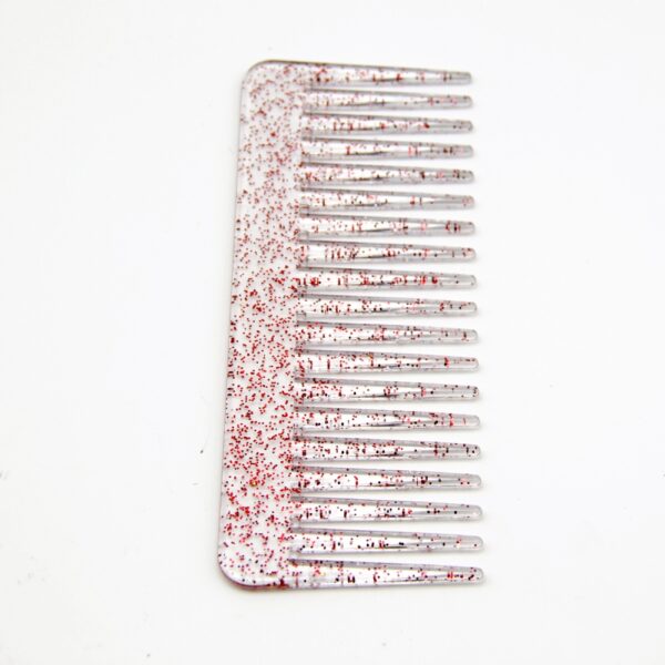 BA-060 glitter PS hair comb size 15.6x6.1cm