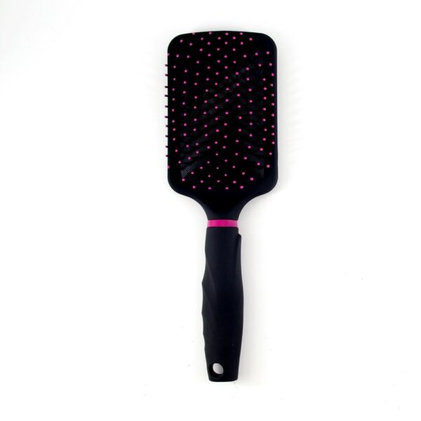 BY-003 hair brush with rubber finish size 23.8cm