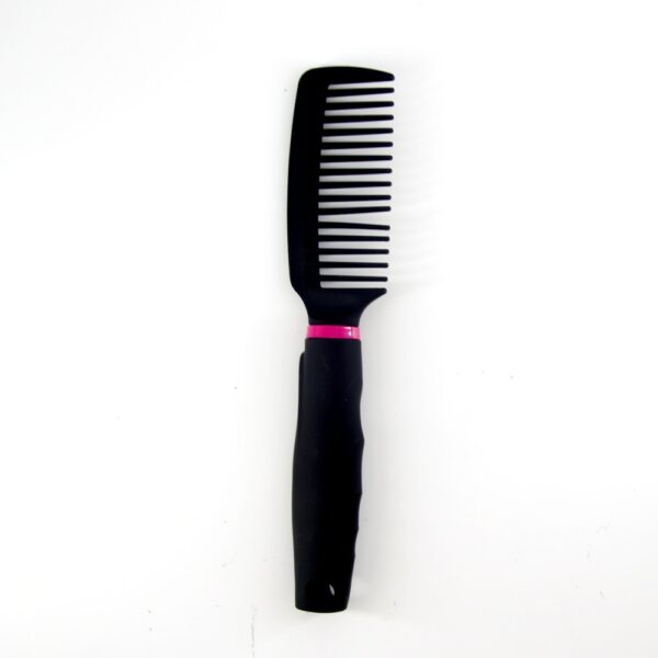 BY-007 hair brush with rubber finish