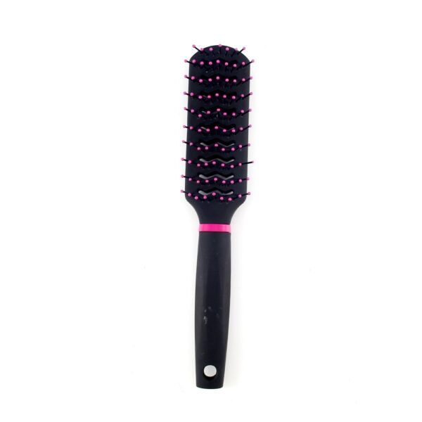 BY-009 hair brush with rubber finish size 23x4.2cm