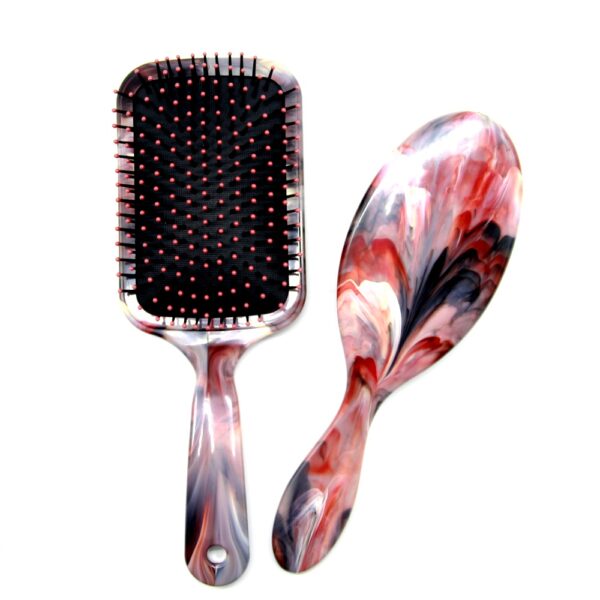 BY-048 mix color hair brush set size 23.4x8.5cm ,22.4x7cm