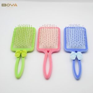BY-351 Rubber finish hair brush size 23.4x8.7cm